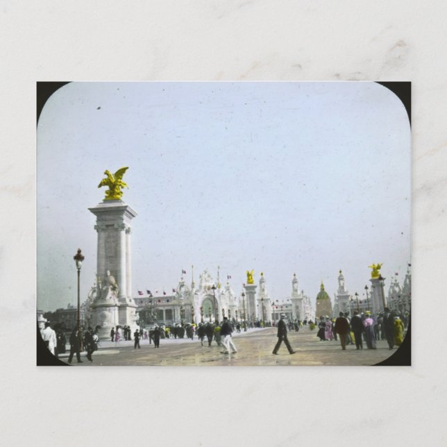 Cartão postal Paris, França (Frente)