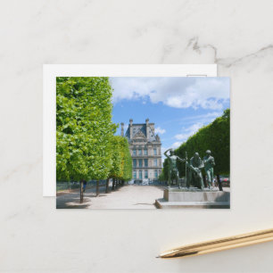 Cartão Postal Paris. França. Louvre