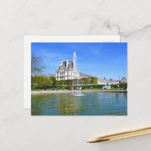 Cartão Postal Paris. França. Louvre