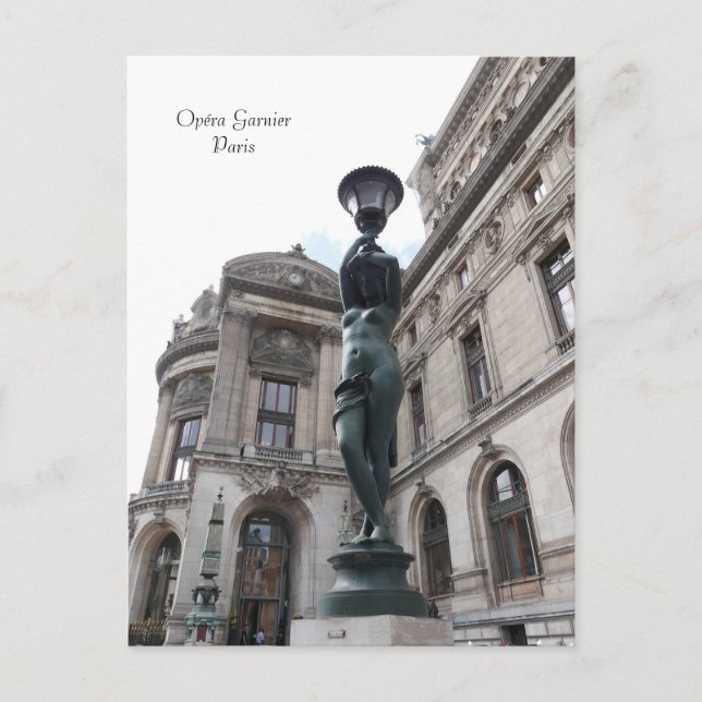 Cartão Postal Paris. França. Palais Garnier (Frente)