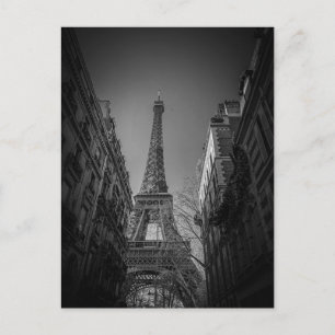 Cartão Postal paris france black and white