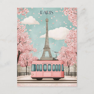 Cartão Postal Paris France Viagem