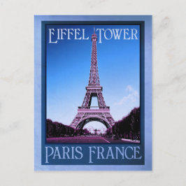 Cartão Postal paris france vintage look