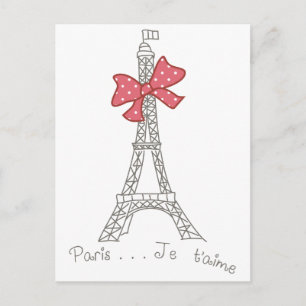 Cartão Postal Paris... Je t'aime