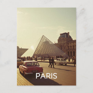 Cartão Postal Paris Louvre