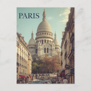 Cartão Postal Paris Montmartre