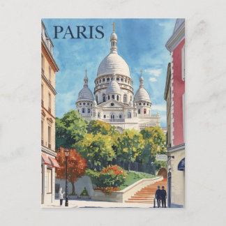 Cartão Postal Paris Montmartre