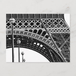 Cartão Postal paris nas linhas