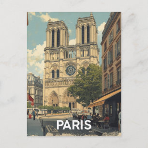Cartão Postal Paris Notre Dame