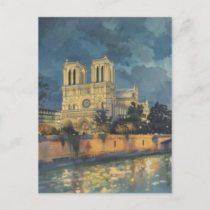 Cartão Postal Paris Notre Dame