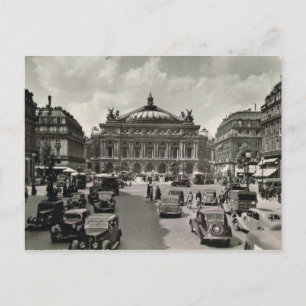 Cartão Postal Paris, Opera, 1930