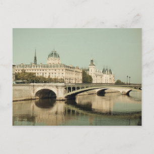 Cartão Postal Paris, pontes do amor