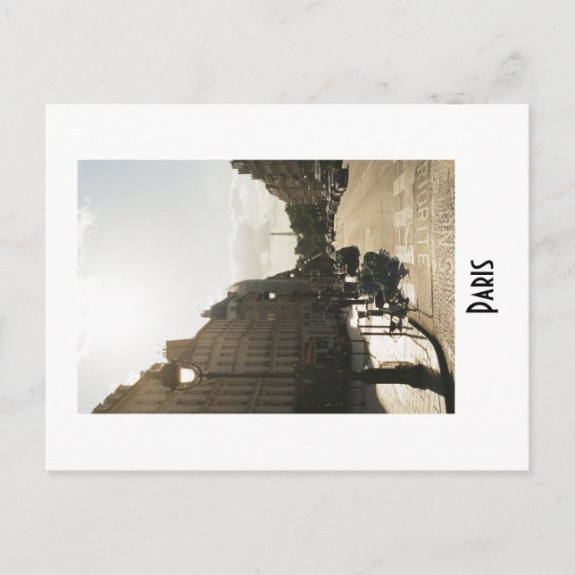 Cartão Postal Paris Postcard (Frente)