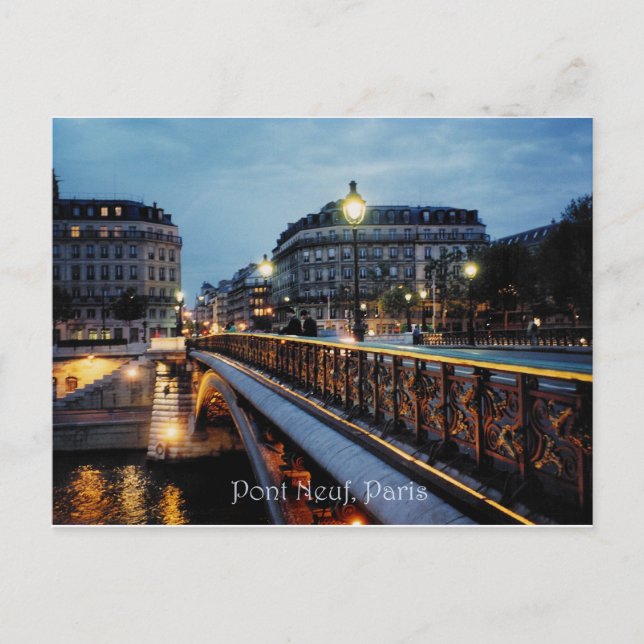 Cartão Postal Paris Postcard (Frente)