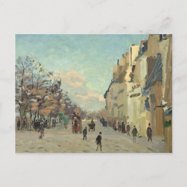 Cartão Postal Paris, Quai de Bercy, efeito da neve, c.1873-74 (Frente)
