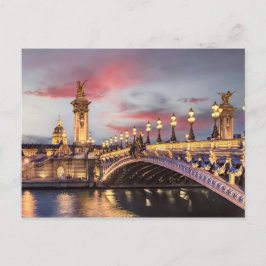 Cartão Postal Paris Romântica