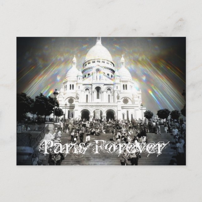 Cartão Postal Paris - Sacré Coeur (Frente)
