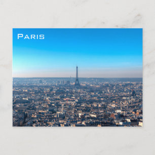 Cartão Postal Paris Skyline