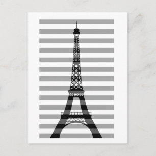 Cartão Postal Paris Stripes