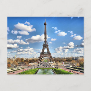 Cartão Postal Paris - Torre Eiffel