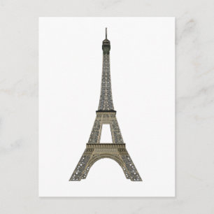 Cartão Postal Paris: Torre Eiffel: Desenho vetorial:
