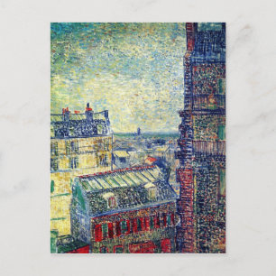 Cartão Postal Paris, Vincent's Room Rue Lepic, Van Gogh Fine Art
