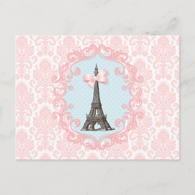 Cartão Postal Paris Vintage (Frente)