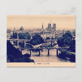 Cartão Postal Paris Vintage