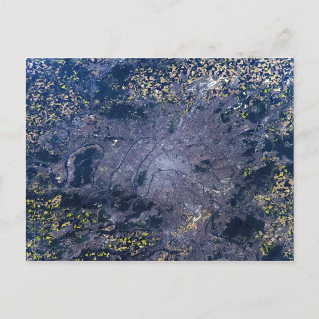 Cartão Postal Paris vue du ciel (Frente)