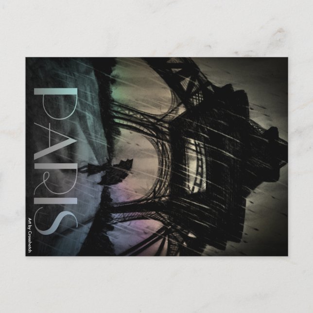 Cartão Postal Parisiense (Frente)