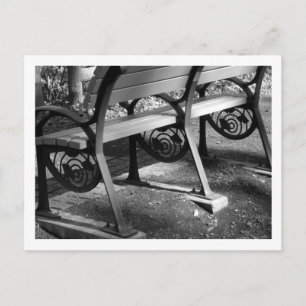 Cartão Postal Park Bench com Design de Ginkgo: Tóquio
