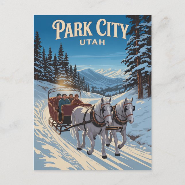 Cartão Postal Park City Utah (Frente)