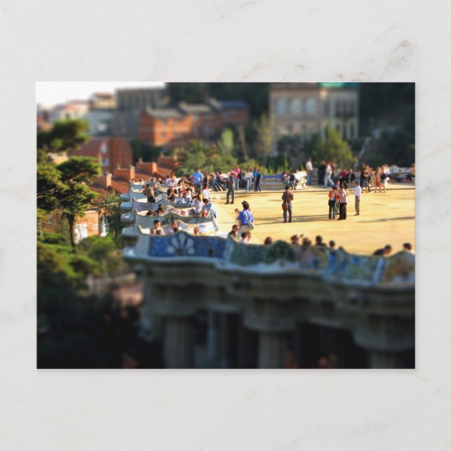 Cartão Postal Park Guell (Frente)