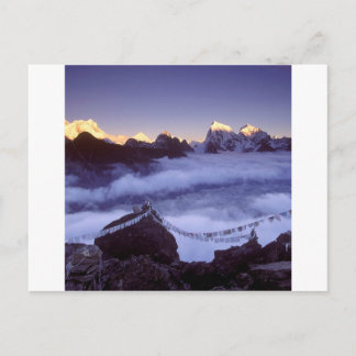 Cartão Postal Park Prayer Flags No Everest Nepal