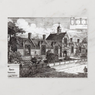 Cartão Postal Park Road, Hampstead, do The Building News