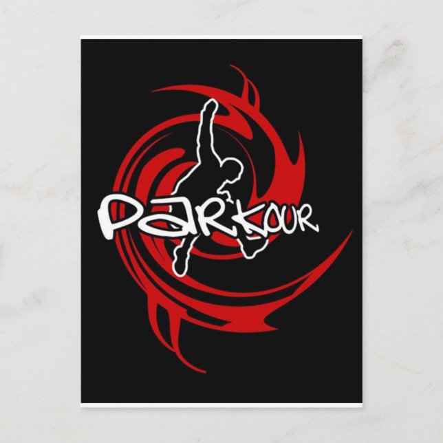 Cartão Postal parkour (Frente)
