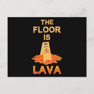Cartão Postal Parkour O chão é Lava
