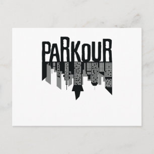 Cartão Postal Parkour Skyline