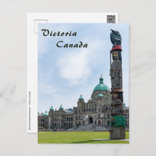 Cartão Postal Parlamento da Colúmbia Britânica - Victoria, Canad