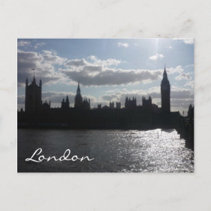 Cartão Postal parlamento da inglaterra sun