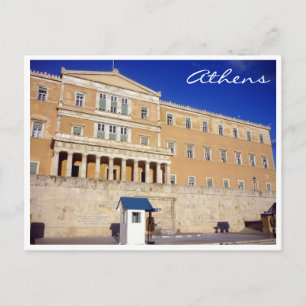 Cartão Postal parlamento grego de atenas