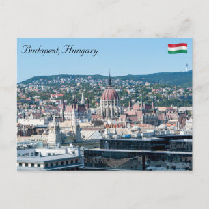 Cartão Postal Parlamento Húngaro - Budapeste, Hungria