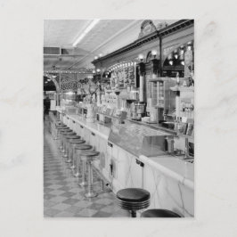 Cartão Postal Parlor do sorvete