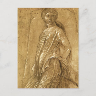 Cartão Postal Parnasso, Musa Dançando por Andrea Mantegna