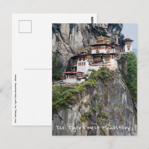 Cartão Postal Paro Taktsang: O Mosteiro do Ninho do Tigre - But