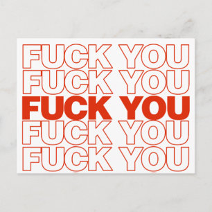 Cartão Postal Paródia de F Você