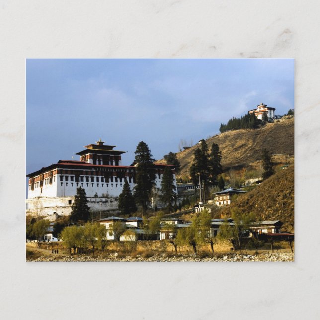 Cartão Postal Paro's Dzong (Frente)