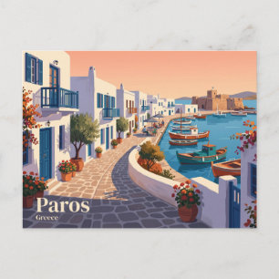 Cartão Postal Paros Grécia