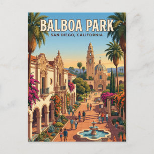 Cartão Postal Parque Balboa Califórnia