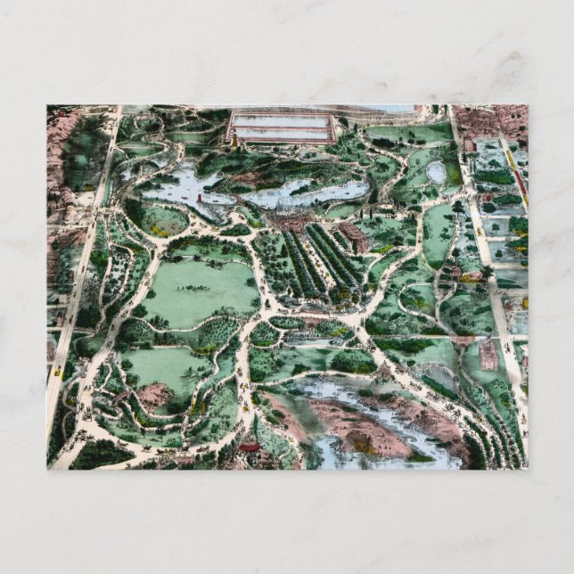 CARTÃO POSTAL PARQUE CENTRAL, 1860 (Frente)